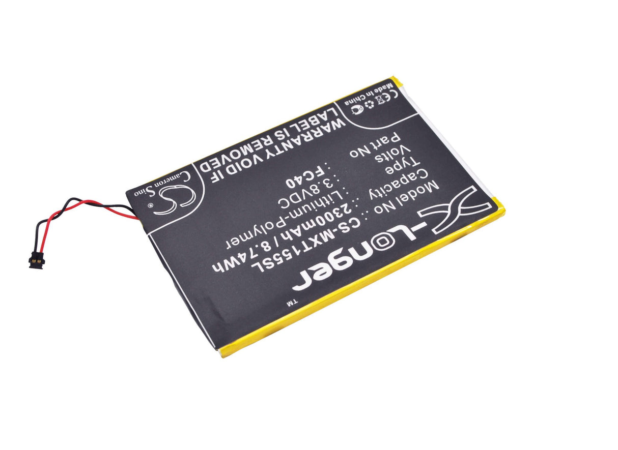 3.8V, Li-Polymer, 2300mAh, SmartPhone battery fits Motorola, Fc40, Moto G 2015, Moto G 3rd Gen, 8.74Wh Mobile, SmartPhone Cameron Sino Technology Limited (Smartphone)