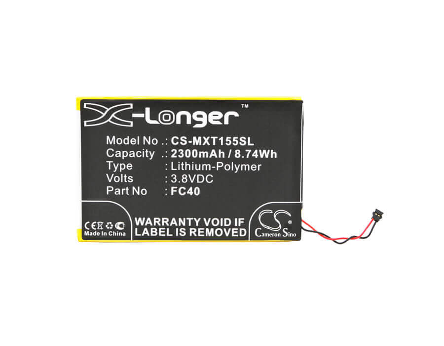 3.8V, Li-Polymer, 2300mAh, SmartPhone battery fits Motorola, Fc40, Moto G 2015, Moto G 3rd Gen, 8.74Wh Mobile, SmartPhone Cameron Sino Technology Limited (Smartphone)