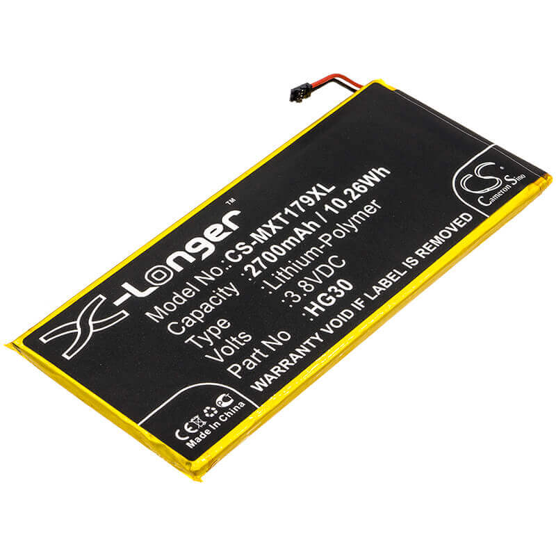3.8V, Li-Polymer, 2700mAh, SmartPhone battery fits Motorola, Hg30, Moto G5s, Moto G6, 10.26Wh Mobile, SmartPhone Cameron Sino Technology Limited (Smartphone)