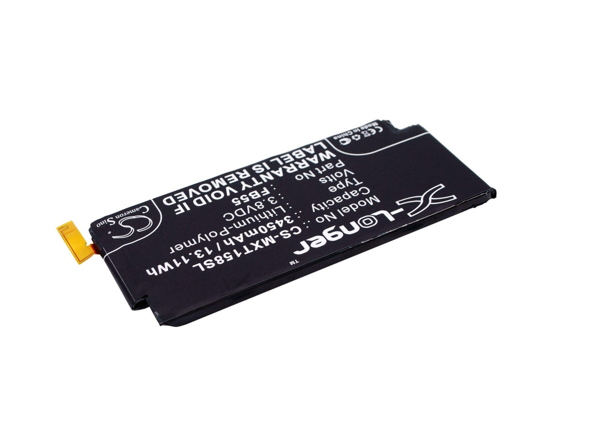 3.8V, Li-Polymer, 3450mAh, SmartPhone battery fits Motorola, Fb55, Bounce, Droid Turbo 2, 13.11Wh Mobile, SmartPhone Cameron Sino Technology Limited (Smartphone)