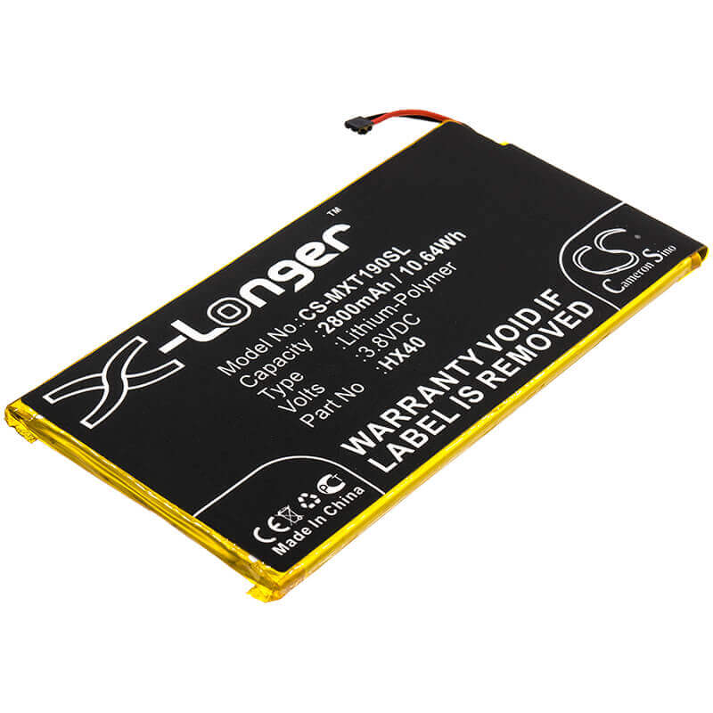 3.8V, Li-Polymer, 2800mAh, SmartPhone battery fits Motorola, Hx40, Moto X4, Moto X4 Dual Sim, 10.64Wh Mobile, SmartPhone Cameron Sino Technology Limited (Smartphone)