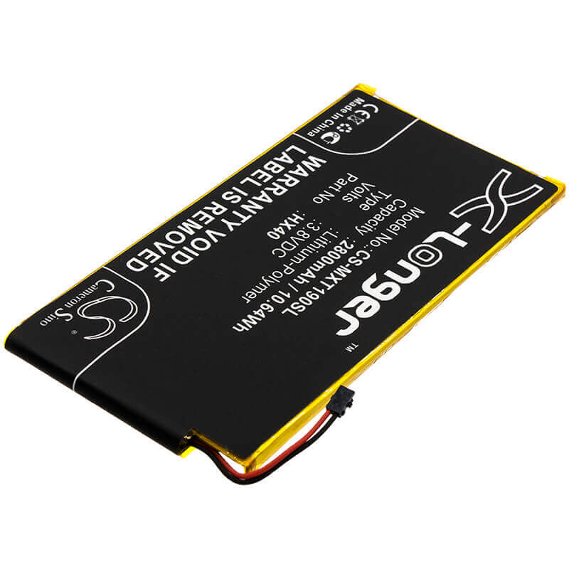3.8V, Li-Polymer, 2800mAh, SmartPhone battery fits Motorola, Hx40, Moto X4, Moto X4 Dual Sim, 10.64Wh Mobile, SmartPhone Cameron Sino Technology Limited (Smartphone)