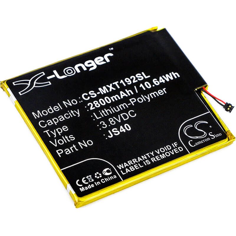 3.8V, Li-Polymer, 2800mAh, SmartPhone battery fits Motorola, Js40, Moto Z3, Moto Z3 Dual Sim, 10.64Wh Mobile, SmartPhone Cameron Sino Technology Limited (Smartphone)