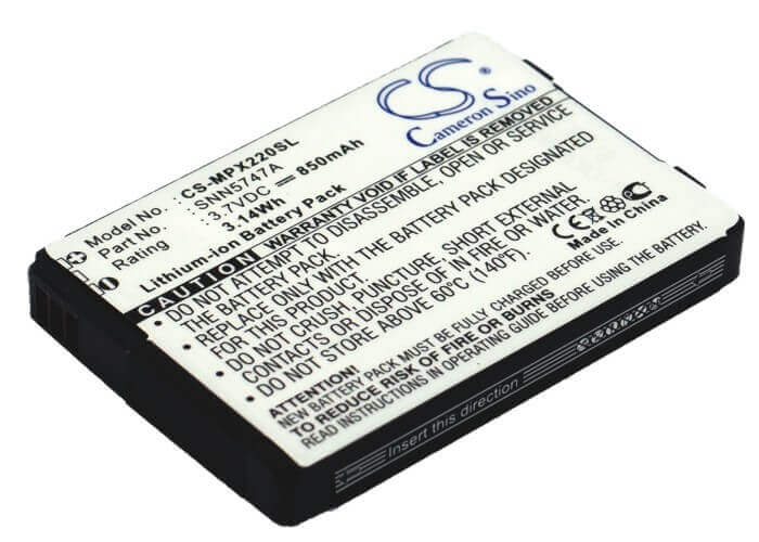 Battery For Motorola Mpx220 3.7v, 850mah - 3.15wh Batteries for Electronics Cameron Sino Technology Limited (Suspended)