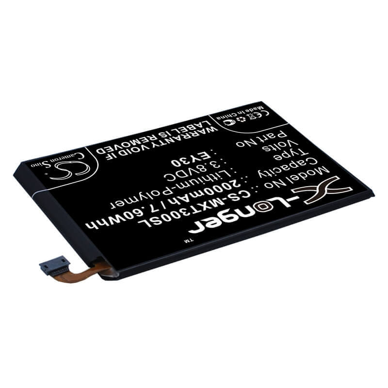 3.8V, Li-Polymer, 2000mAh, SmartPhone battery fits Motorola, Ey30, Moto X 2nd 2015, Moto X 3605, 7.6Wh Mobile, SmartPhone Cameron Sino Technology Limited (Smartphone)