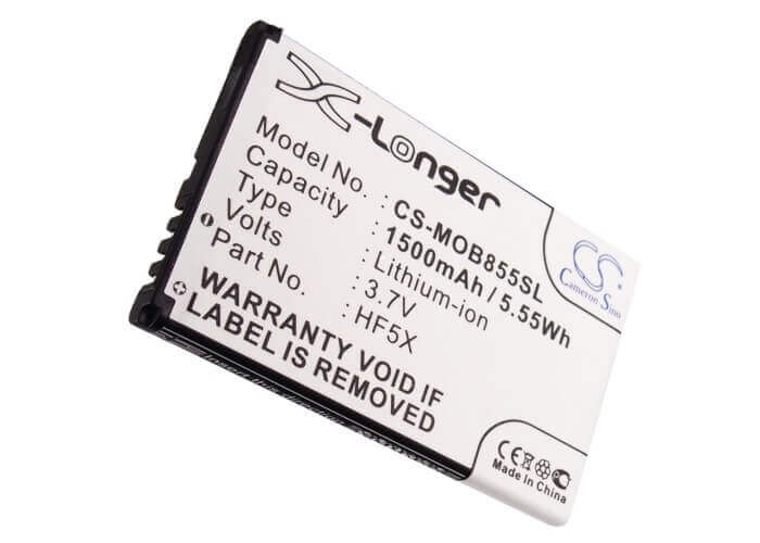 3.7V, Li-ion, 1500mAh, SmartPhone battery fits Sprint, Motorola, Hf5x, Defy Mini, Mb835, 5.55Wh Mobile, SmartPhone Cameron Sino Technology Limited (Smartphone)