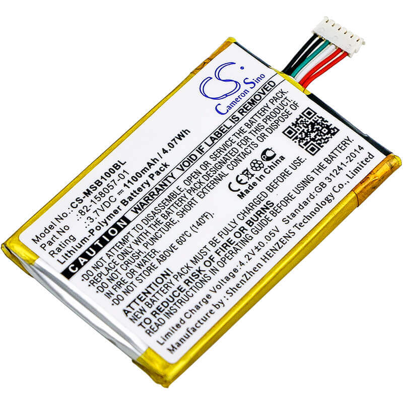 Barcode Scanner Battery For Motorola, Sb1, Sb1b-se11a0ww, Sb1-hc 3.7v, 1100mah - 25.16wh Barcode Scanner Cameron Sino Technology Limited