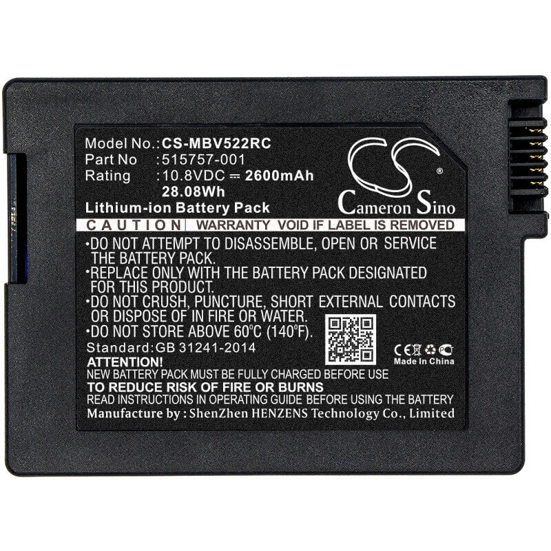10.8V, Li-ion, 2600mAh, Cable Modem battery fits Motorola, 515757-001, Sbv5220, Sbv5221, 28.08Wh Cable Modem Cameron Sino Technology Limited