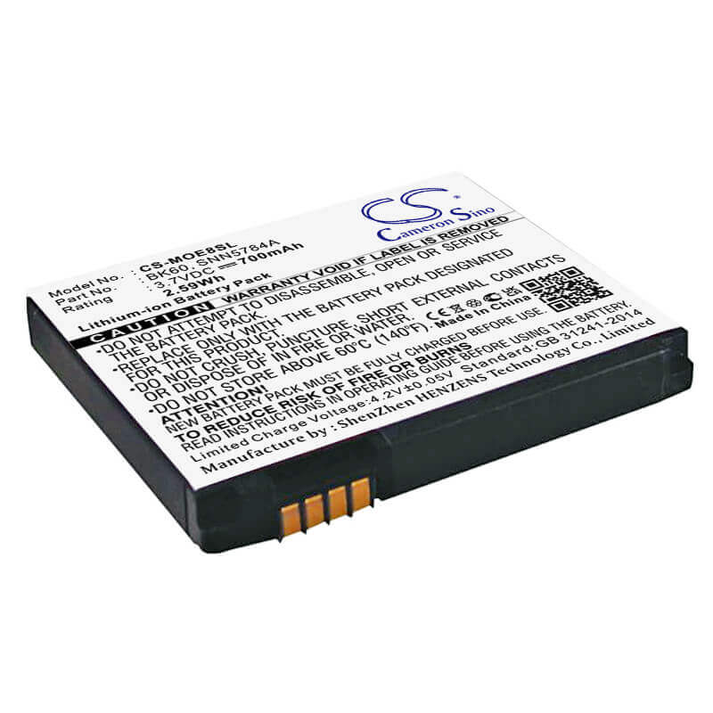 3.7V, Li-ion, 700mAh, batterie de smartphone compatible avec Motorola, Bk60, A1600, A1800, 2.59Wh Mobile, Smartphone Cameron Sino Technology Limited (Smartphone)