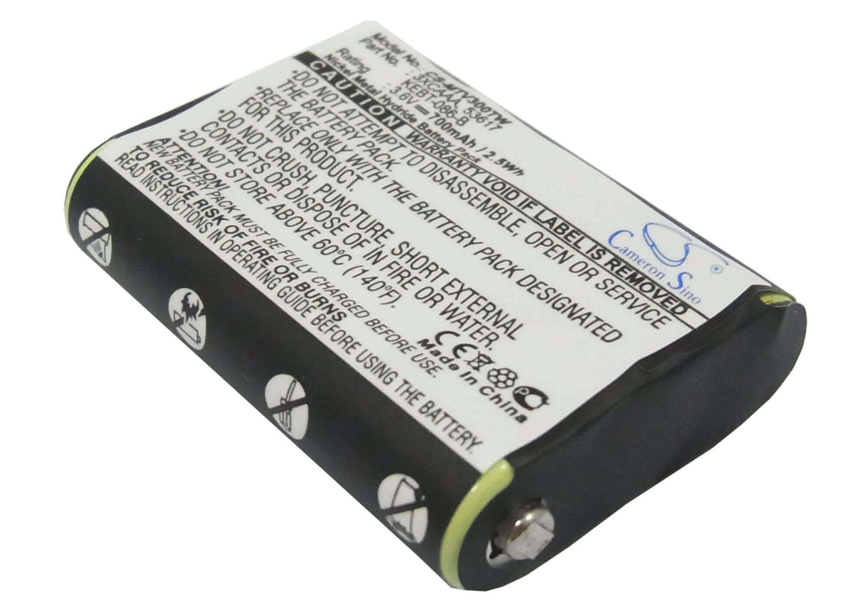 3.6V, Ni-MH, 700mAh, Two-Way Radio battery fits Motorola, 3xcaaa, Fv300, Fv500, 2.52Wh Two-Way Radio Cameron Sino Technology Limited