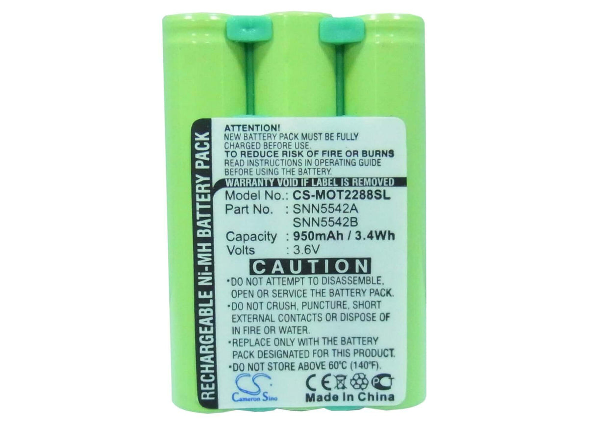 3,6V, Ni-MH, 800mAh, batterie de smartphone compatible avec Motorola, Snn5542a, 2297, M2090, 2,88Wh Mobile, Smartphone Cameron Sino Technology Limited (Smartphone)