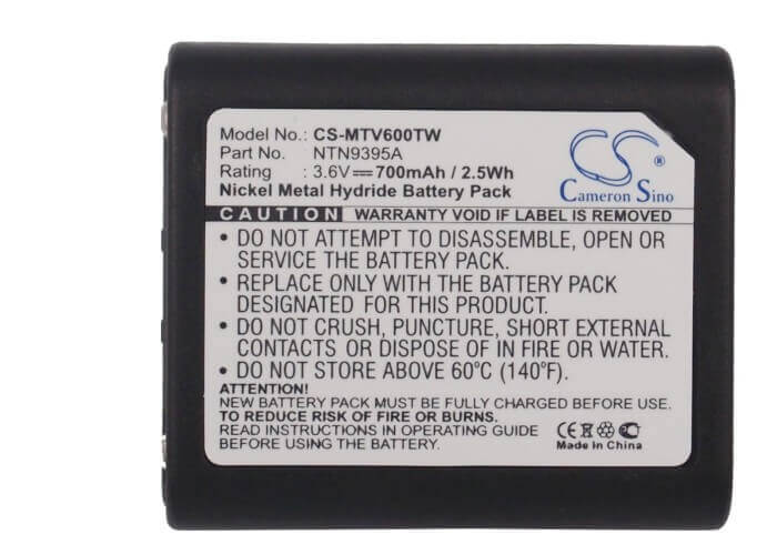 3.6V, Ni-MH, 700mAh, Two-Way Radio battery fits Motorola, 56318, Talkabout T6000, Talkabout T6200, 2.52Wh Two-Way Radio Cameron Sino Technology Limited