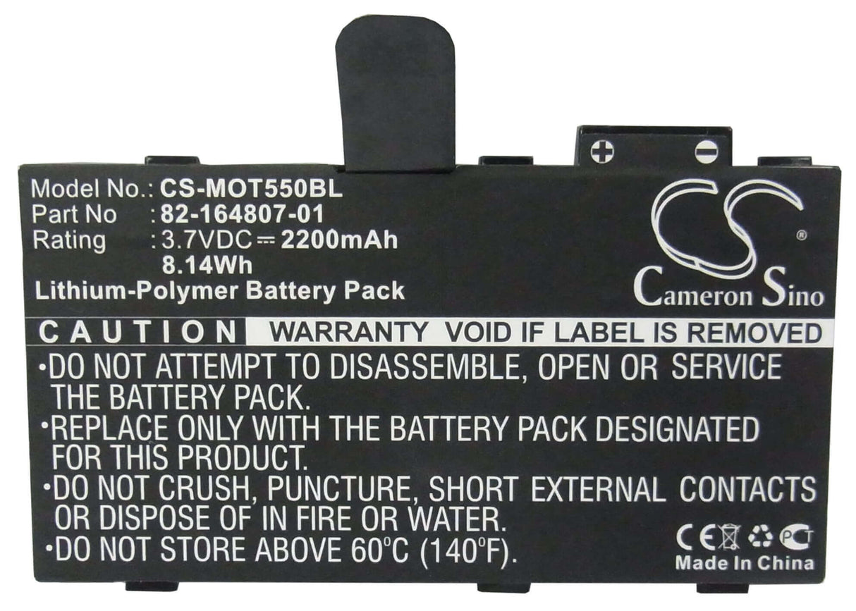 Batterie de scanner de code-barres pour Motorola Tc55, Es85, Es85xx 3.7v, 2200mah - 8.14wh Scanner de code-barres Cameron Sino Technology Limited