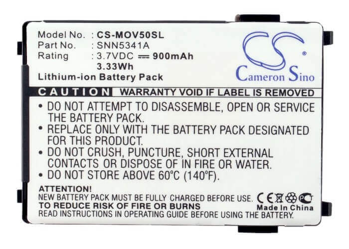 3.7V, Li-ion, 900mAh, SmartPhone battery fits Motorola, Aann4010a, 2088, 3620, 3.33Wh Mobile, SmartPhone Cameron Sino Technology Limited (Smartphone)