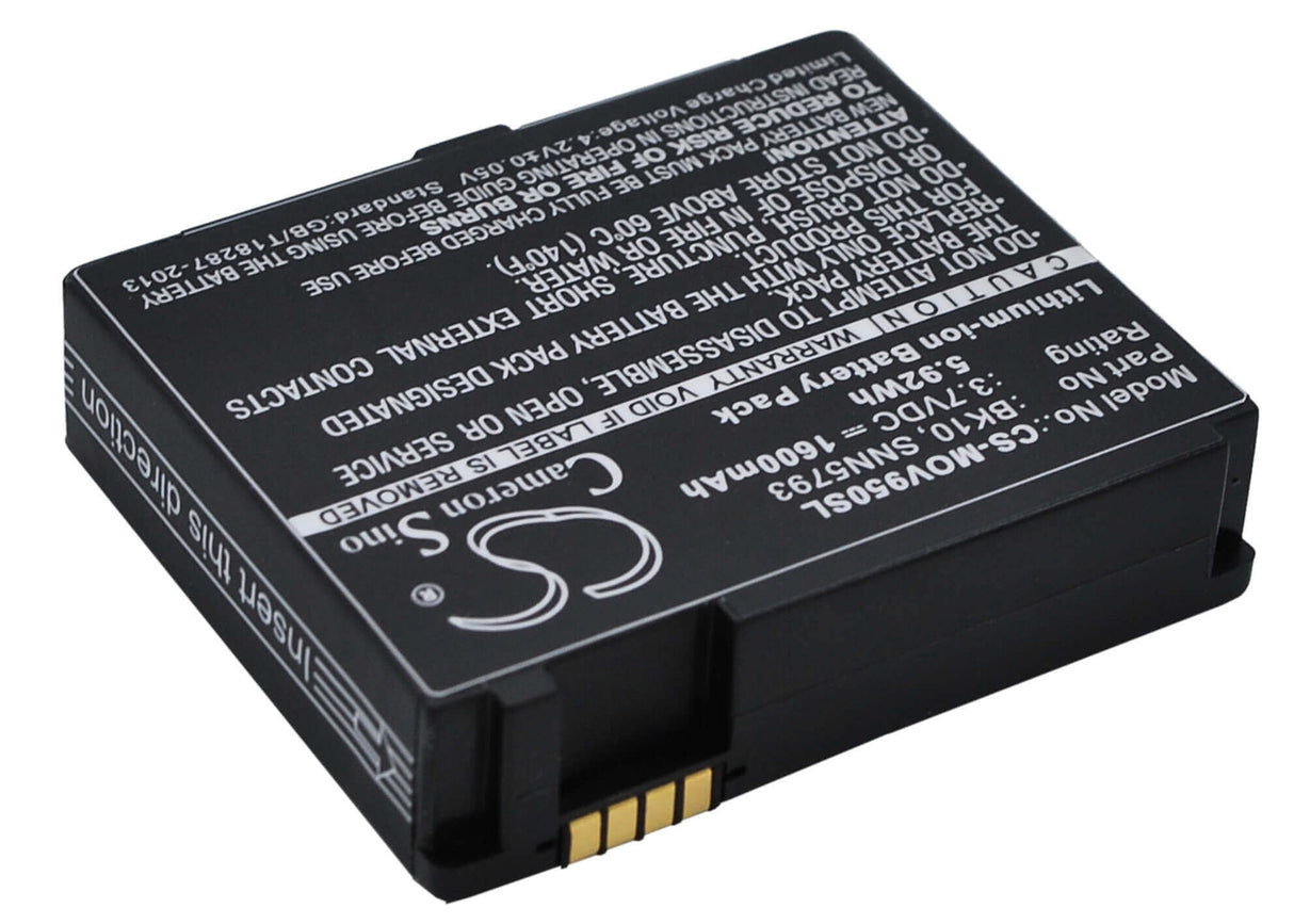 3.7V, Li-ion, 1600mAh, SmartPhone battery fits Motorola, Bk10, F2978a, I296, 5.92Wh Mobile, SmartPhone Cameron Sino Technology Limited (Smartphone)