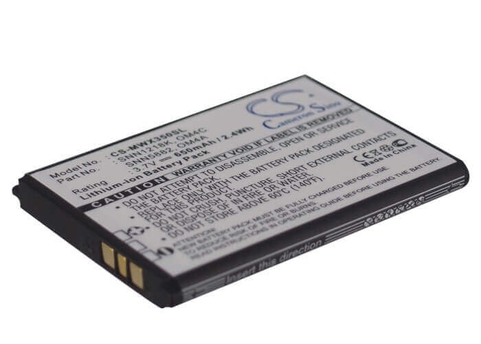 3.7V, Li-ion, 650mAh, SmartPhone battery fits Motorola, Om4a, Ex210, Ex211, 2.41Wh Mobile, SmartPhone Cameron Sino Technology Limited (Smartphone)