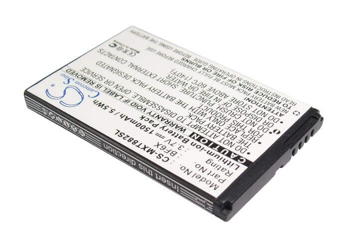 3.7V, Li-ion, 1500mAh, SmartPhone battery fits Motorola, Bf6x, Domino +, Droid 3, 5.55Wh Mobile, SmartPhone Cameron Sino Technology Limited (Smartphone)