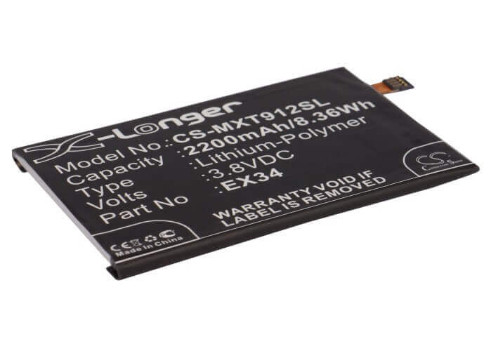 3.8V, Li-Polymer, 2200mAh, SmartPhone battery fits Motorola, Ex34, Ghost, Moto X, 8.36Wh Mobile, SmartPhone Cameron Sino Technology Limited (Smartphone)