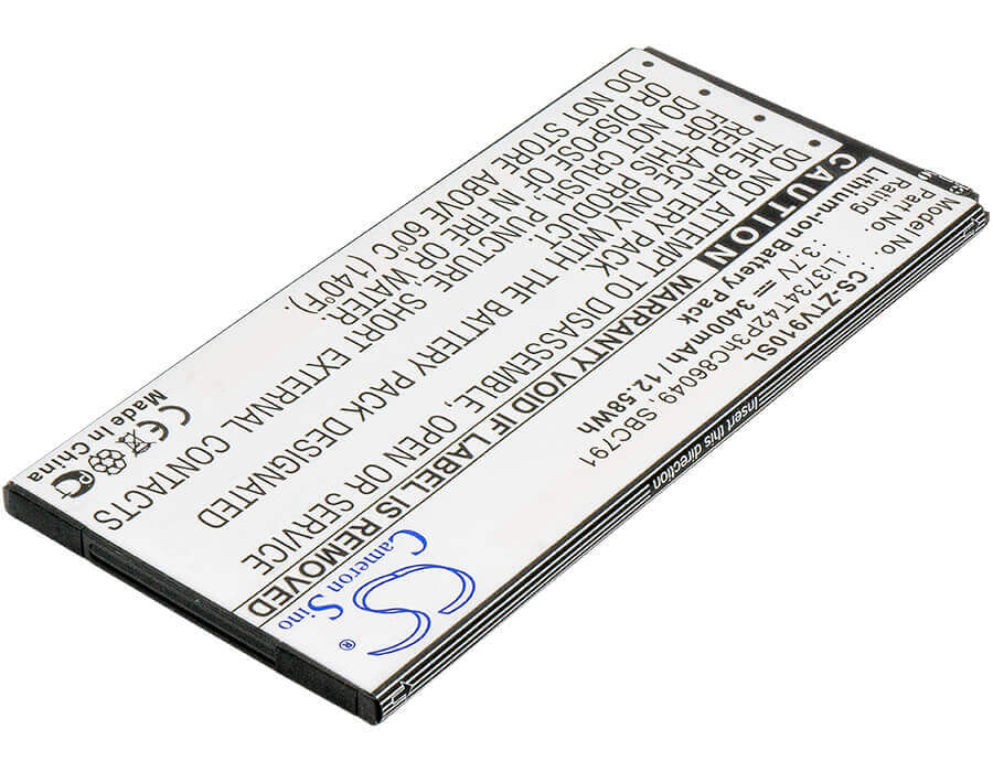 3.7V, Li-ion, 3400mAh, Tablet battery fits Билайн, Mtc, Zte, Optus, Li3734t42p3hc86049, 1055, 12.58Wh Tablet Cameron Sino Technology Limited