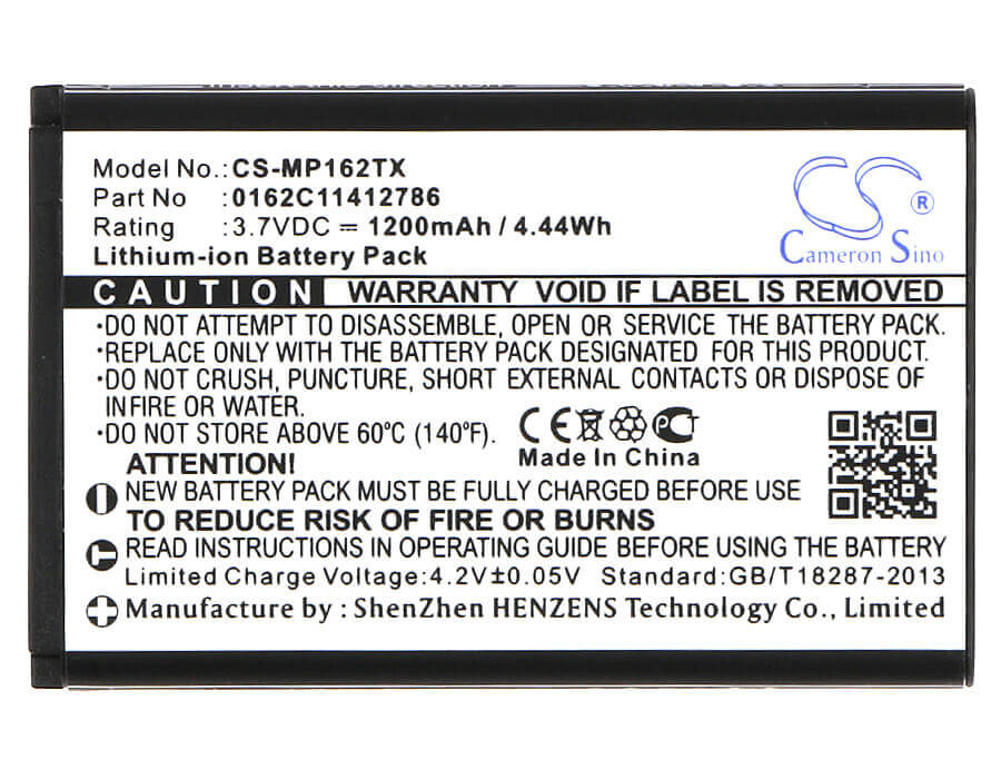 3.7V, Li-ion, 1200mAh, Remote Control battery fits Rii, Mx Pro, Mx Pro Tv-box, 4.44Wh Remote Control Cameron Sino Technology Limited