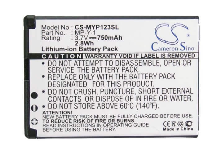 3.7V, Li-ion, 750mAh, SmartPhone battery fits Polaroid, Myphone, Bat05bpr, 1230, 2.78Wh Mobile, SmartPhone Cameron Sino Technology Limited (Smartphone)