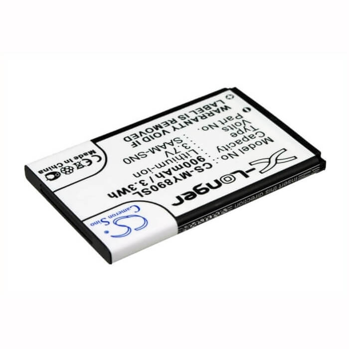 3,7V, Li-ion, 900mAh, batterie de console de jeu compatible avec Aligator, Kddi, Utec, Explay, Sagem, Vex, 189950240, A310, A340, 3,33Wh Console de jeu Cameron Sino Technology Limited