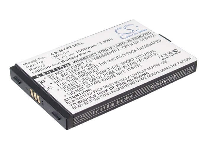 3.7V, Li-ion, 1500mAh, SmartPhone battery fits Myphone, Mp-0-1, 8830, 8830 Tv, 5.55Wh Mobile, SmartPhone Cameron Sino Technology Limited (Smartphone)