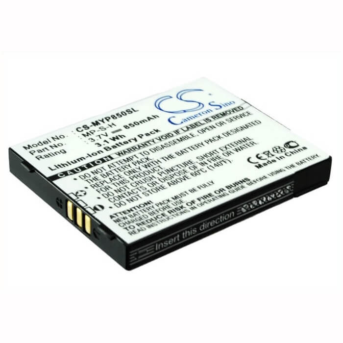 3.7V, Li-ion, 850mAh, SmartPhone battery fits Myphone, Mp-s-h, 8850tv, 8850tv Feeling, 3.15Wh Mobile, SmartPhone Cameron Sino Technology Limited (Suspended)