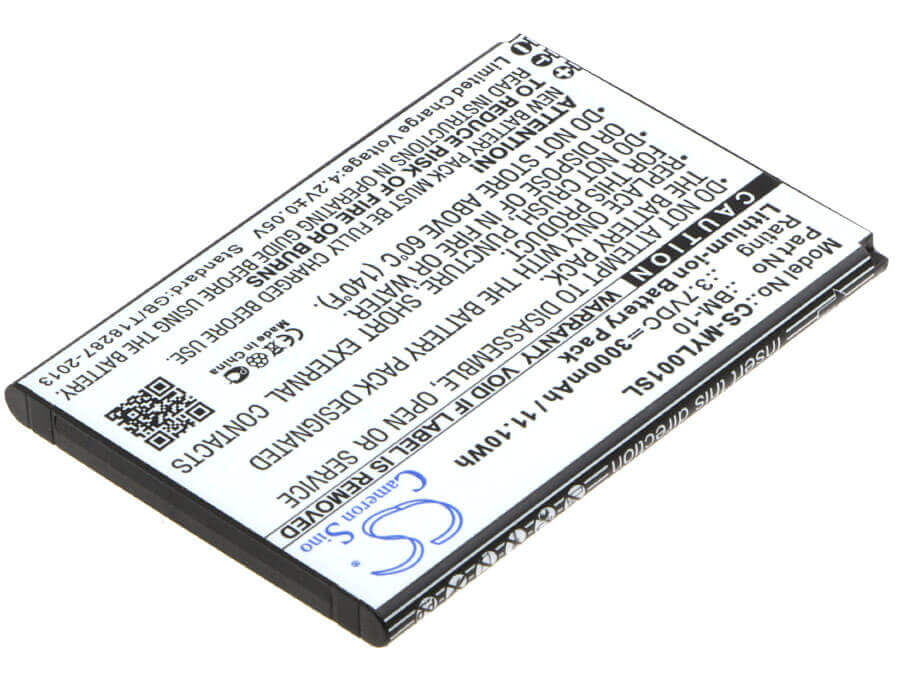 3.7V, Li-ion, 3000mAh, SmartPhone battery fits Myphone, Bm-10, L-line, 11.1Wh Mobile, SmartPhone Cameron Sino Technology Limited (Smartphone)