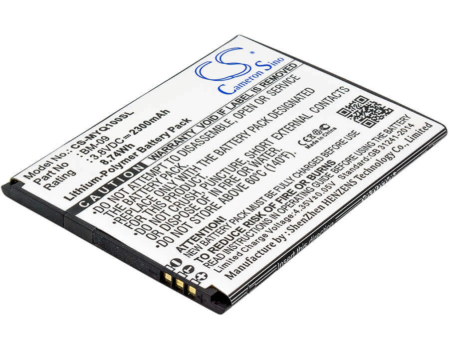 3.8V, Li-Polymer, 2300mAh, SmartPhone battery fits Myphone, Bm-09, Q-smart Premium, 8.74Wh Mobile, SmartPhone Cameron Sino Technology Limited (Smartphone)