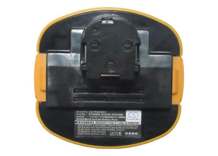 9.6V, Ni-MH, 3300mAh, Power Tools battery fits National, Panasonic, Ey9086, Ez6181, Ez6481, 31.68Wh Power Tools Cameron Sino Technology Limited (Power Tools)