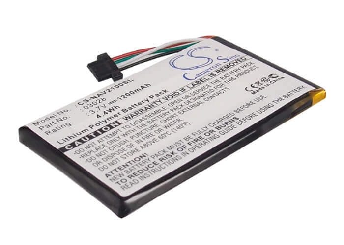 3.7V, Li-Polymère, 1200mAh, batterie GPS compatible avec Navigon, 3028, 2100 Max, 2110 Max, 4.44Wh GPS, Navigator Cameron Sino Technology Limited