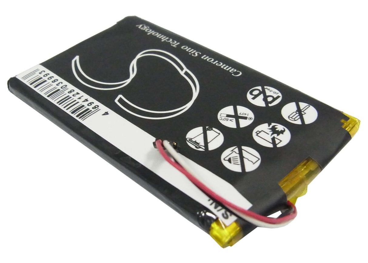 3,7V, Li-Polymer, 1200mAh, batterie GPS compatible Navigon, 384.00035.005, 40 Easy, 40 Plus, 4,44Wh GPS, Navigator Cameron Sino Technology Limited
