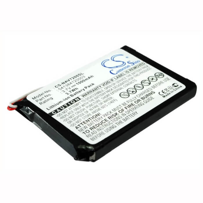3,7V, Li-ion, 1000mAh, batterie GPS compatible avec Navigon, 541384120003, 72 Easy, 72 Plus Live, 3,7Wh GPS, Navigator Cameron Sino Technology Limited