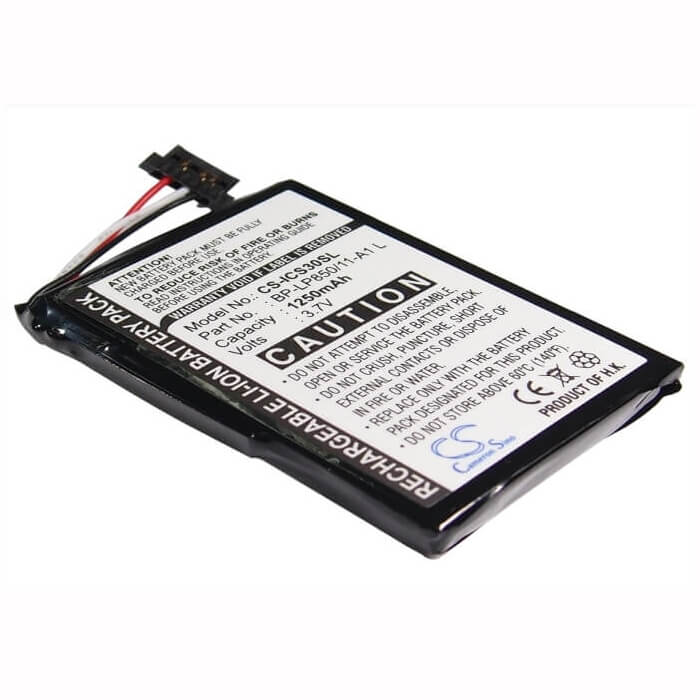 3,7V, Li-ion, 1250mAh, batterie GPS compatible avec Navman, Bp-lp850/11-a1 L, S30, S50, 4,63Wh GPS, Navigator Cameron Sino Technology Limited