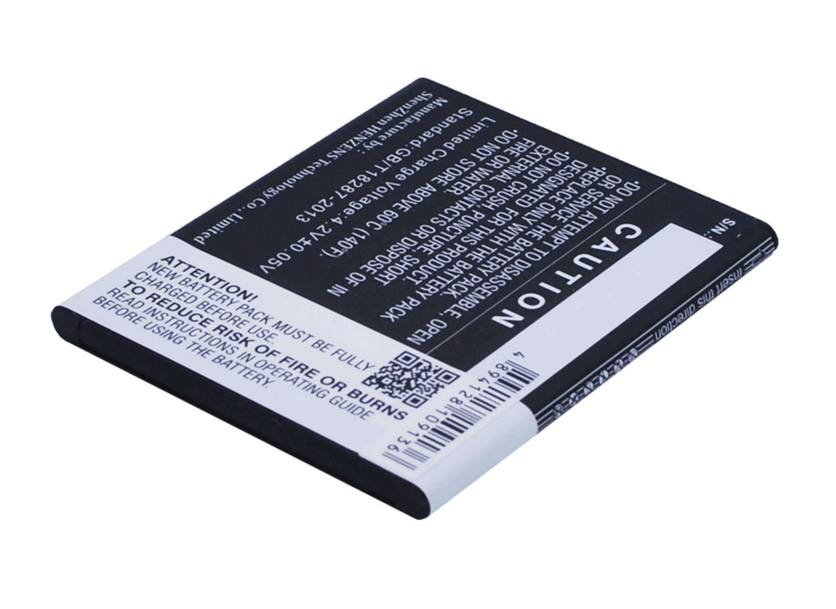 3,7V, Li-ion, 1500mAh, Batterie de smartphone compatible avec Navon, G55135, Mizu M400, 5.55Wh Mobile, Smartphone Cameron Sino Technology Limited (Smartphone)