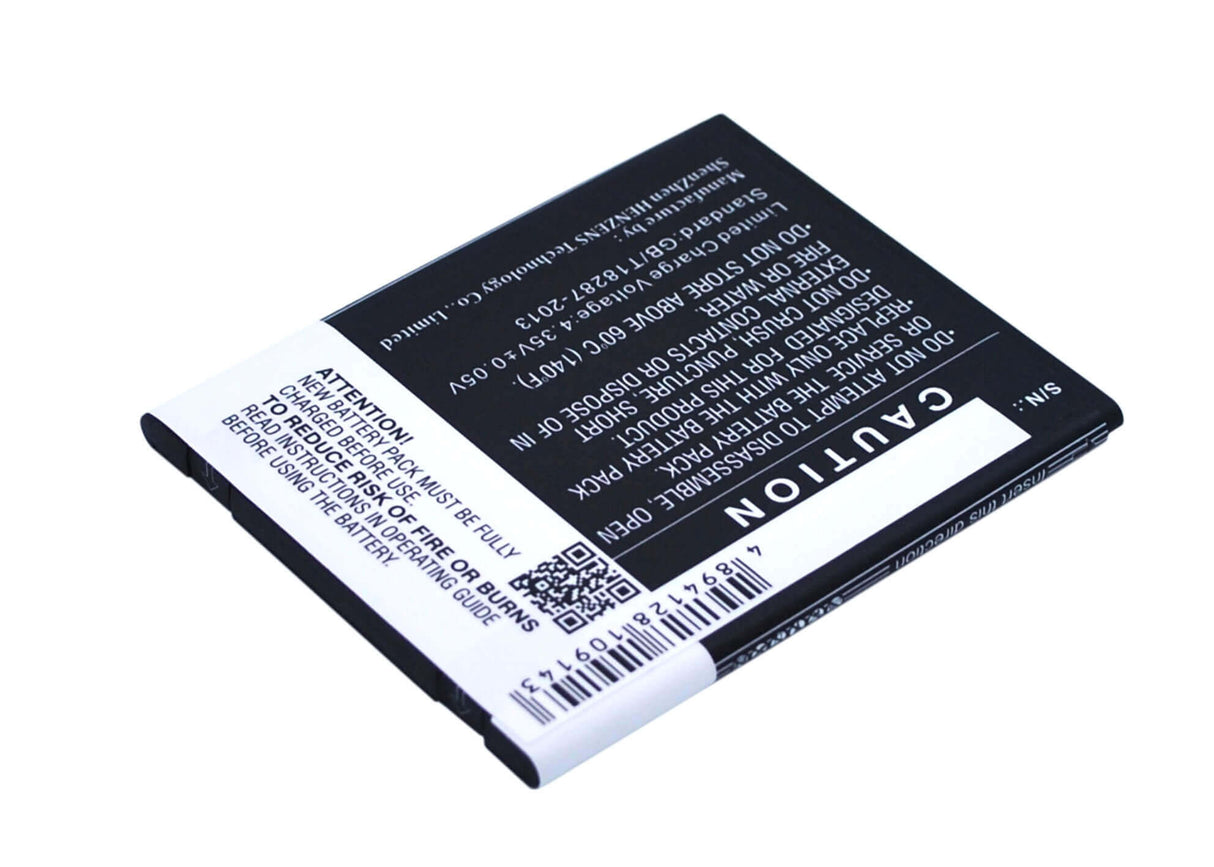3.8V, Li-ion, 1750mAh, SmartPhone battery fits Navon, G55134, Mizu M450, Mizu M450 Dual Sim, 6.65Wh Mobile, SmartPhone Cameron Sino Technology Limited (Smartphone)
