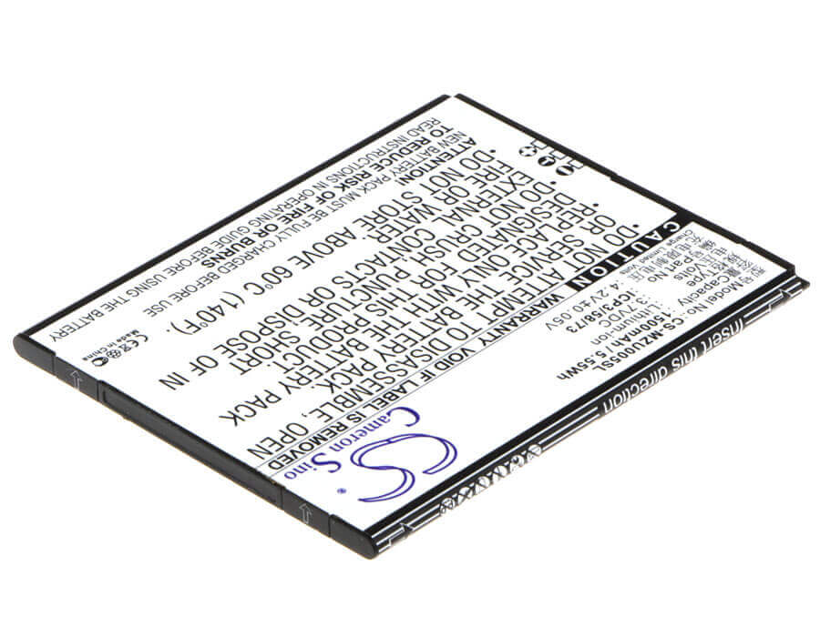 3.7V, Li-ion, 1500mAh, batterie de smartphone compatible avec Navon, Icp3/58/73, Mizu Mzt005, 5.55Wh Mobile, Smartphone Cameron Sino Technology Limited (Smartphone)