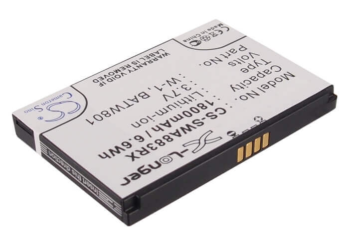 3.7V, Li-ion, 1800mAh, Hotspot battery fits Netgear, Virgin Mobile, Sprint, Sierra Wireless, 1201883, Aircard 778s, Mingl 4g, 6.66Wh Hotspot Cameron Sino Technology Limited