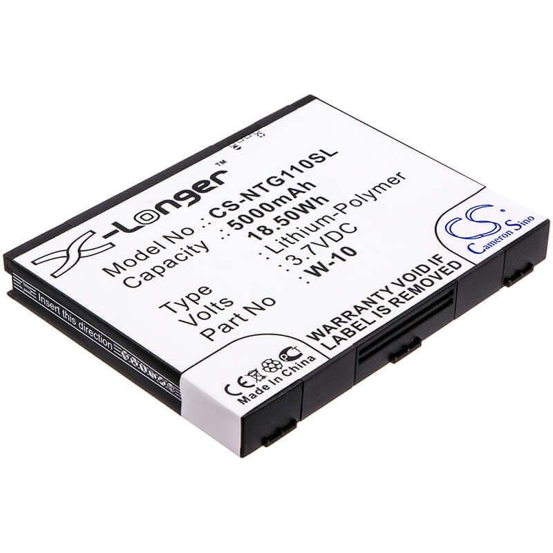 3.7V, Li-Polymer, 5000mAh, Hotspot battery fits Netgear, Telstra, 308-10019-01, Mr1100, Nighthawk M1, 18.50Wh Hotspot Cameron Sino Technology Limited