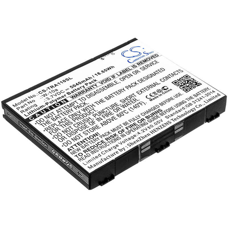 3.7V, Li-Polymer, 5040mAh, Hotspot battery fits Netgear, Telstra, W-10a, Mr2100, Nighthawk M2, 18.65Wh Hotspot Cameron Sino Technology Limited