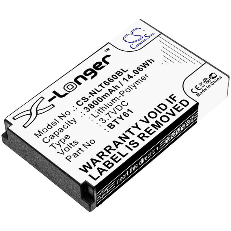 Batterie pour Newland, Mt60, Mt60e, Mt60h 3.7v, 3800mah - 14.06wh Batteries pour l'électronique Cameron Sino Technology Limited (Suspendu)