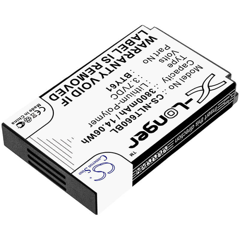 Batterie pour Newland, Mt60, Mt60e, Mt60h 3.7v, 3800mah - 14.06wh Batteries pour l'électronique Cameron Sino Technology Limited (Suspendu)