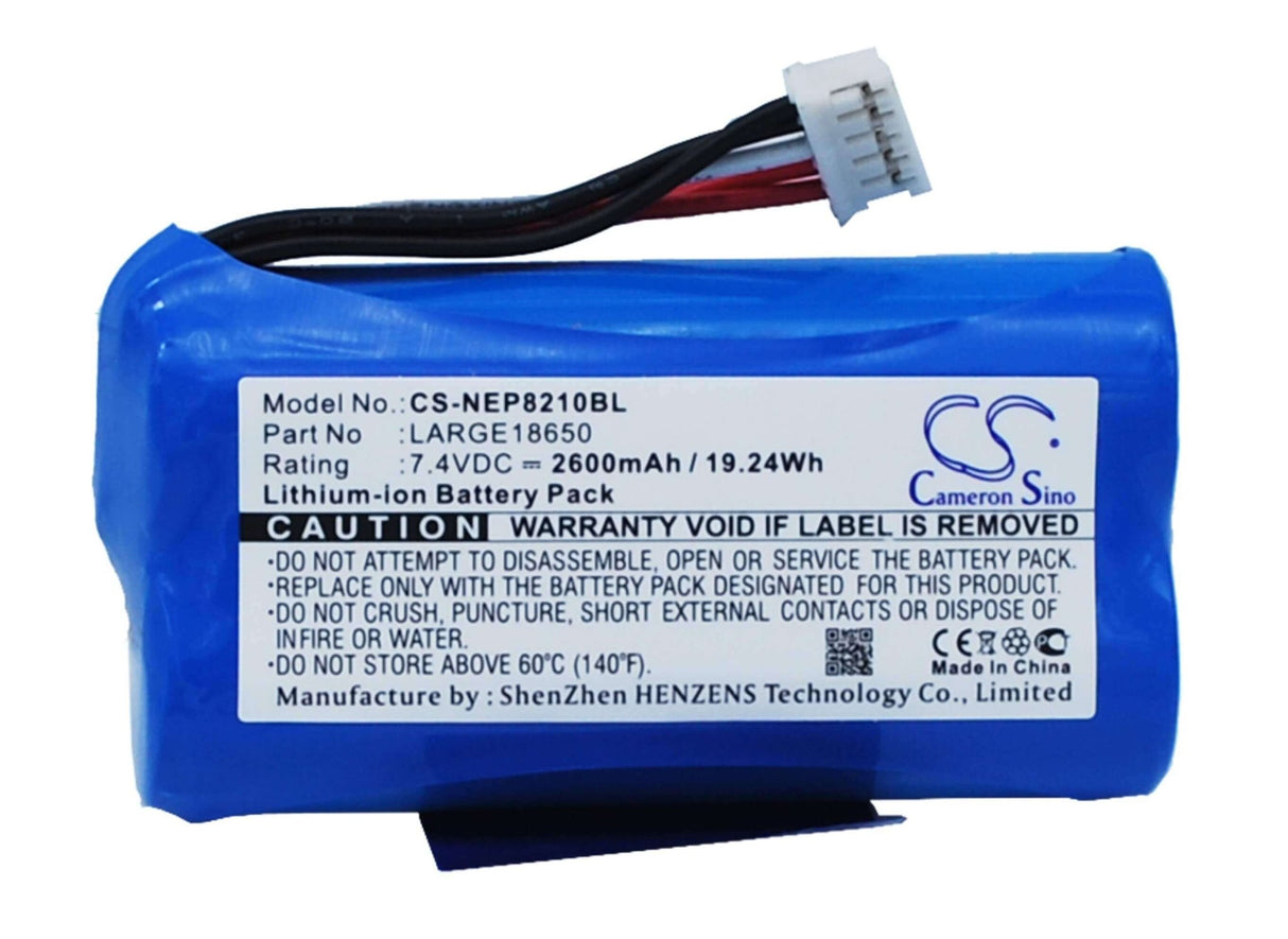 7,4V, Li-ion, 2600mAh, batterie de terminal de paiement compatible avec Magnati, Bancamiga, Geidea, Newpos, Oma Emirates, Dejavoo, Wizarpos, 8210, Amp7000, 19,24Wh Terminal de paiement Cameron Sino Technology Limited