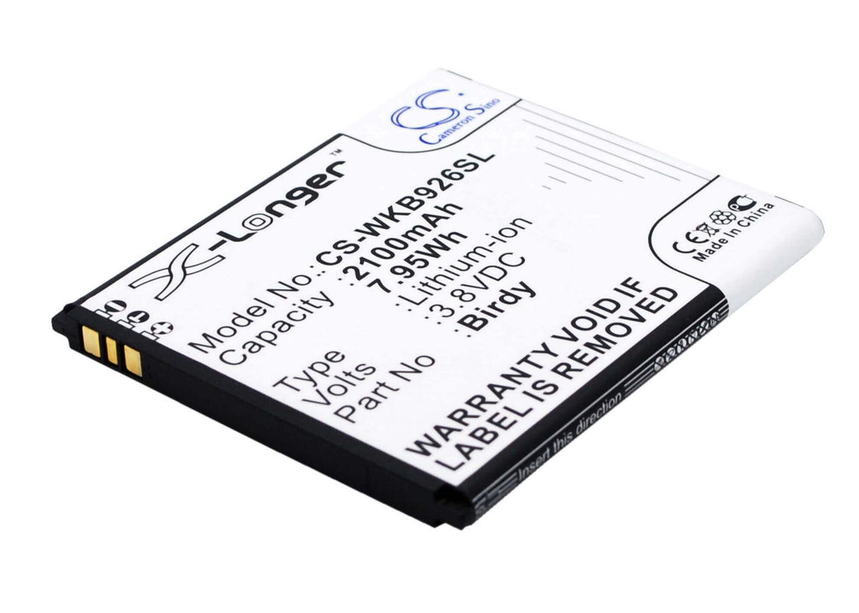 3.8V, Li-ion, 2100mAh, SmartPhone battery fits Ngm, Wiko, Birdy, Birdy, 7.98Wh Mobile, SmartPhone Cameron Sino Technology Limited (Smartphone)
