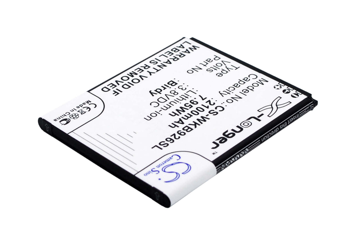 3.8V, Li-ion, 2100mAh, SmartPhone battery fits Ngm, Wiko, Birdy, Birdy, 7.98Wh Mobile, SmartPhone Cameron Sino Technology Limited (Smartphone)