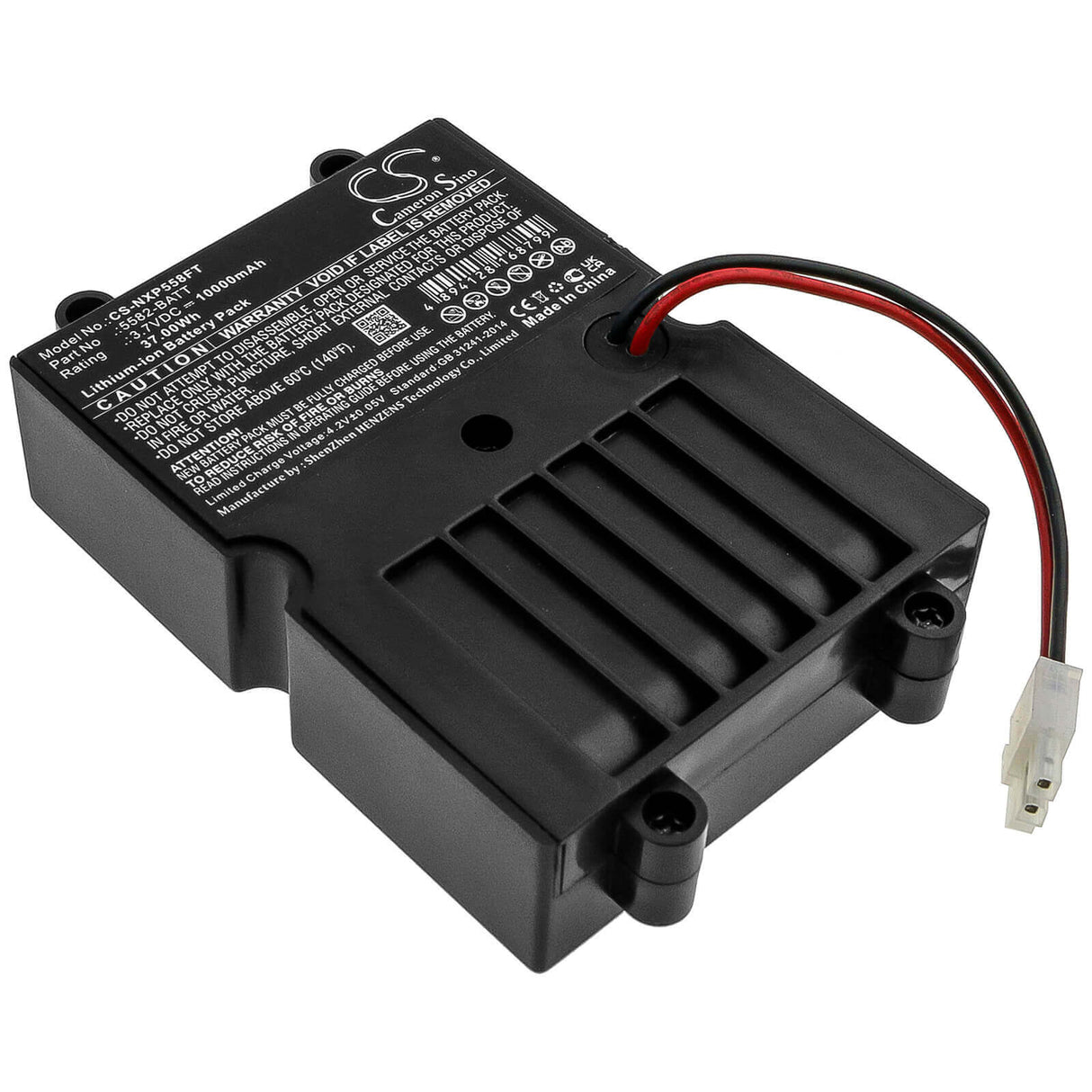 3.7V, Li-ion, 10000mAh, Flashlight battery fits Nightstick, 5582-batt, Xpp-5582rx, Xpr-5582gx, 37.00Wh Flashlight Cameron Sino Technology Limited