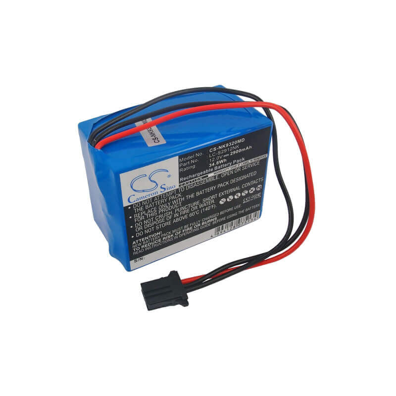 Batterie médicale pour Nihon Kohden, Cardiolife Ecg-9320, Cardiolife Tec-7431 12v, 2900mah 34.8wh - 34.80wh Medical Cameron Sino Technology Limited (Suspendu)