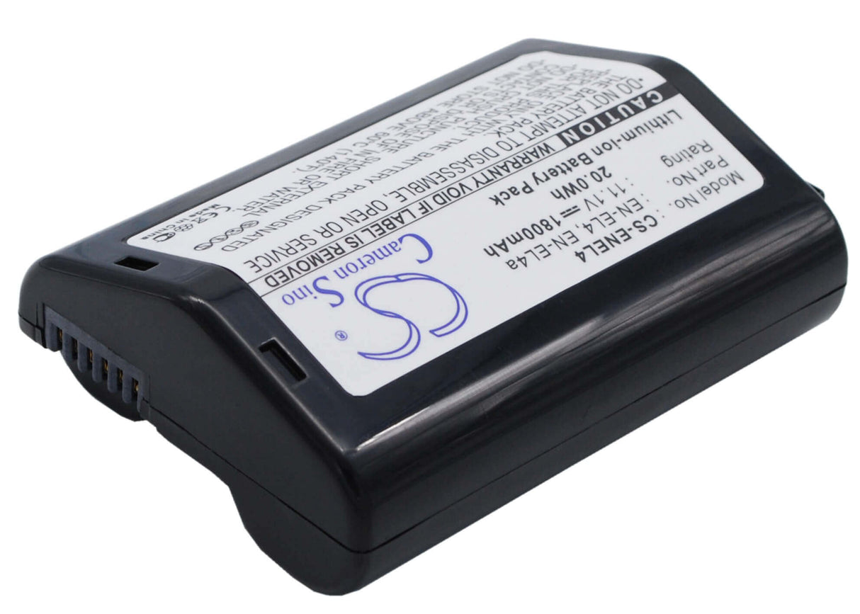 11.1V, Li-ion, 1800mAh, Camera battery fits Nikon, En-el4, D2hs, D2x, 19.98Wh Camera Cameron Sino Technology Limited (Camera)