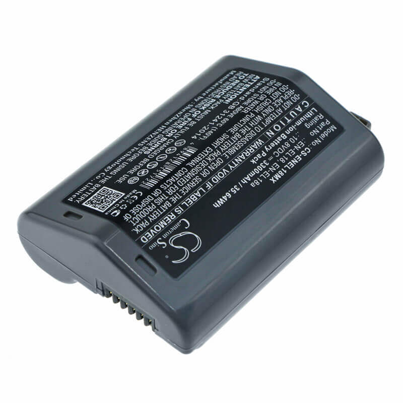 10.8V, Li-ion, 3300mAh, Camera battery fits Nikon, En-el18, D4 Dslr, D4s, 35.64Wh Camera Cameron Sino Technology Limited (Camera)